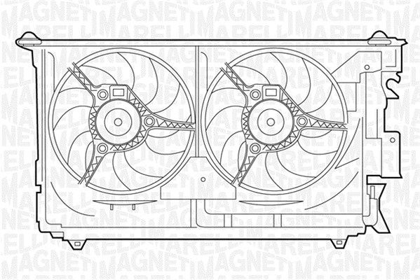 MAGNETI MARELLI Tuuletin, moottorin jäähdytys 069422284010